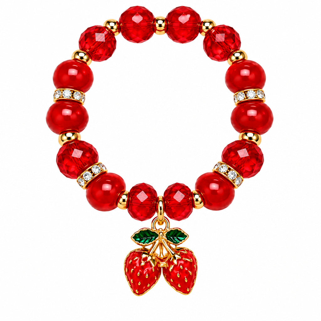 Strawberry Beaded Bracelet *SALE*