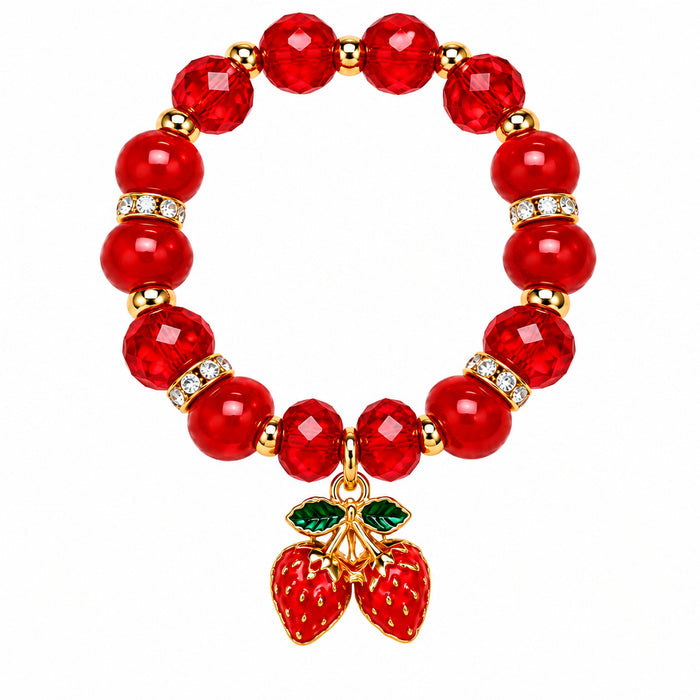 Strawberry Beaded Bracelet *SALE*