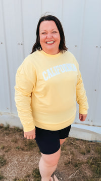 California Crewneck | Yellow