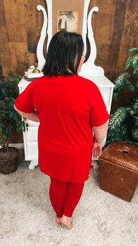 Skylar Lounge Set 2.0: Ruby Red