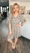 Heather Dress: Leopard