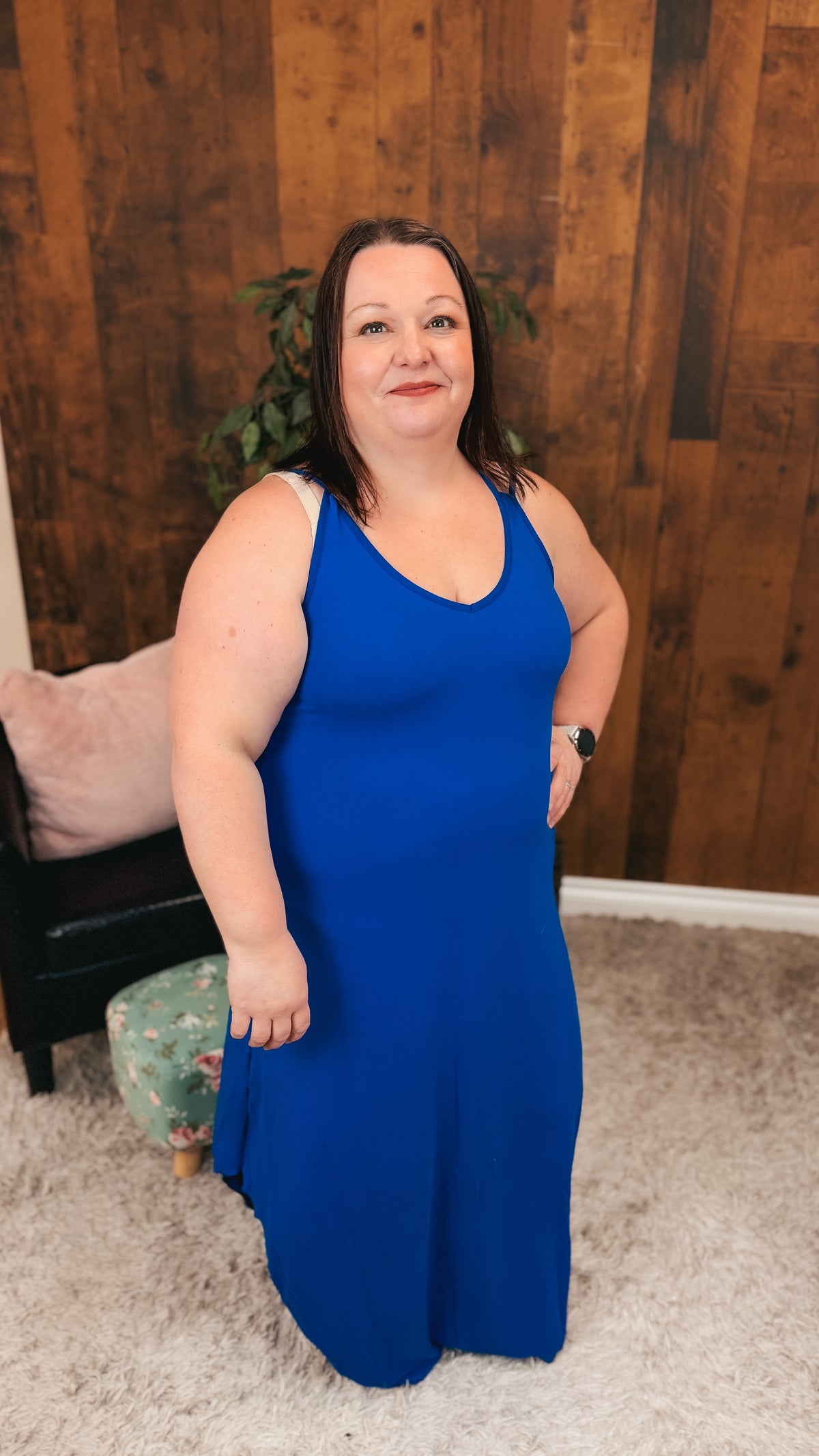 Gerri Maxi Sundress | Royal Blue