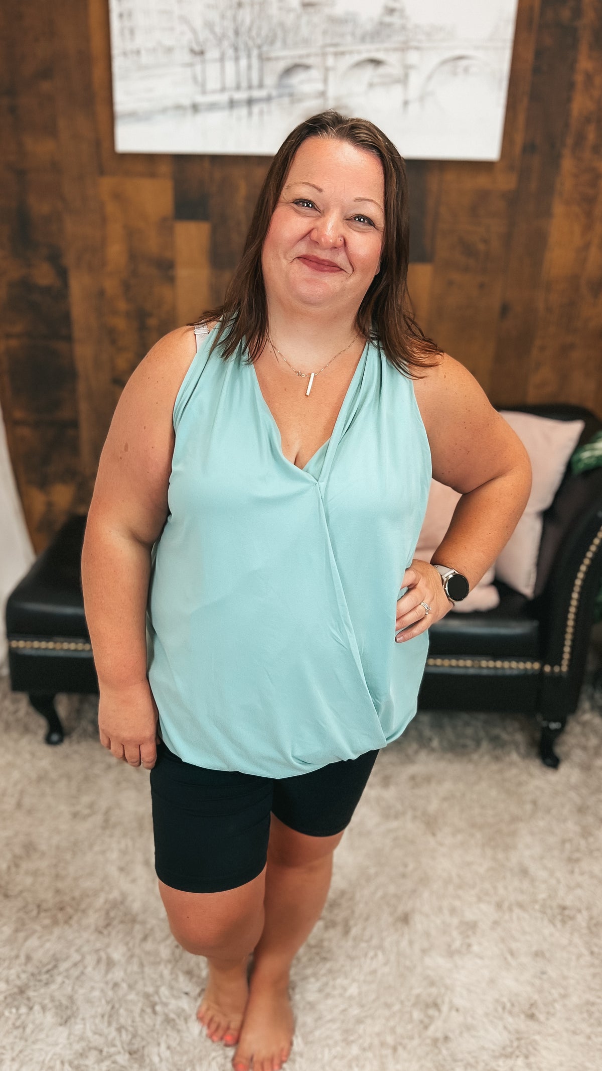 Trista Tank Top 2.0 | Dusty Green