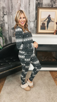 Christmas Pajamas | Charcoal