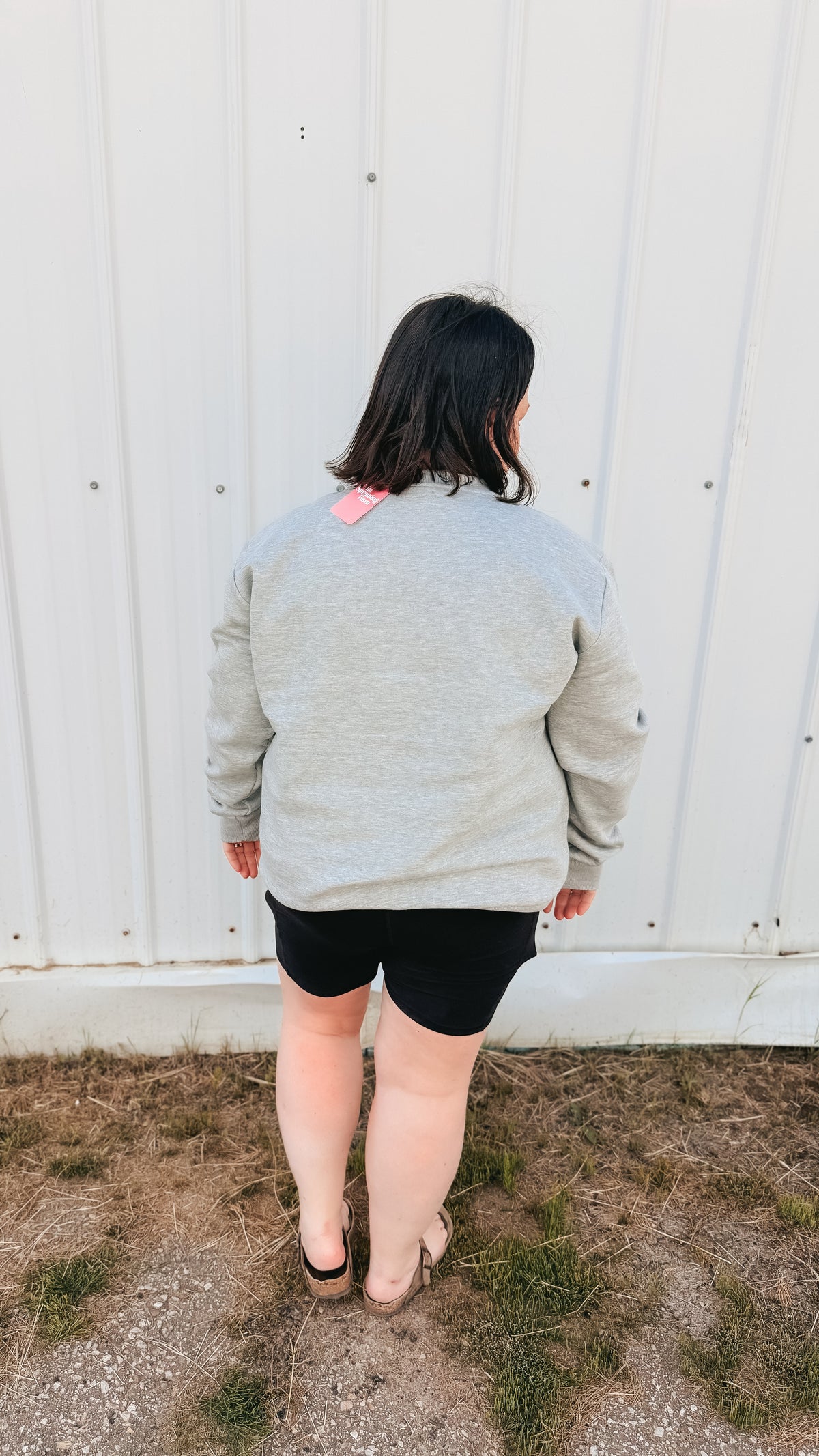 Holly Crewneck | Heather Grey