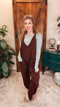 Jillian Romper | Chocolate Brown