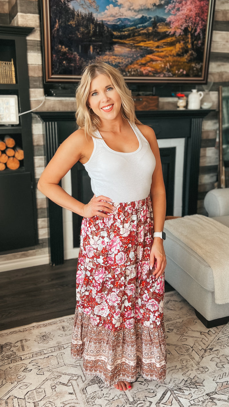 Kyrah Floral Skirt