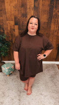 Nic Short Set: Brown
