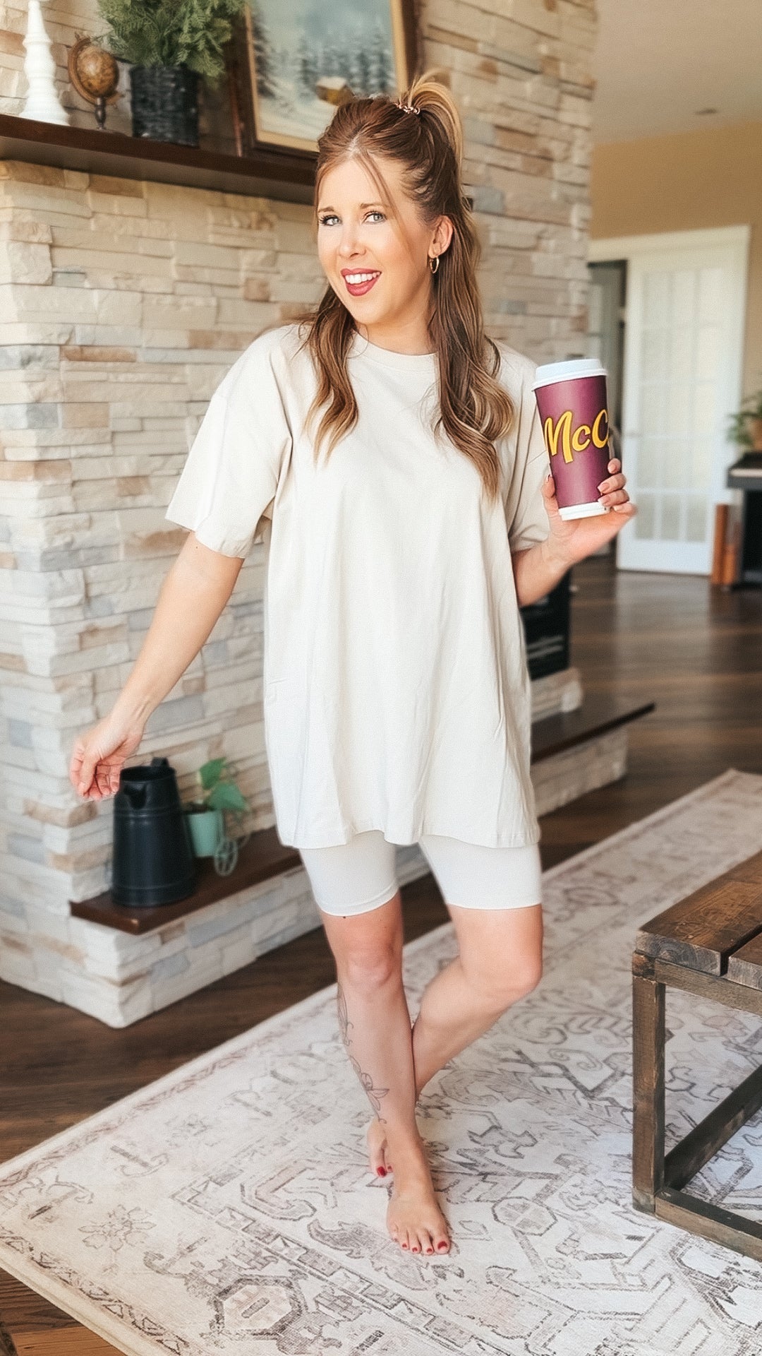 Nic Short Set: Sand Beige