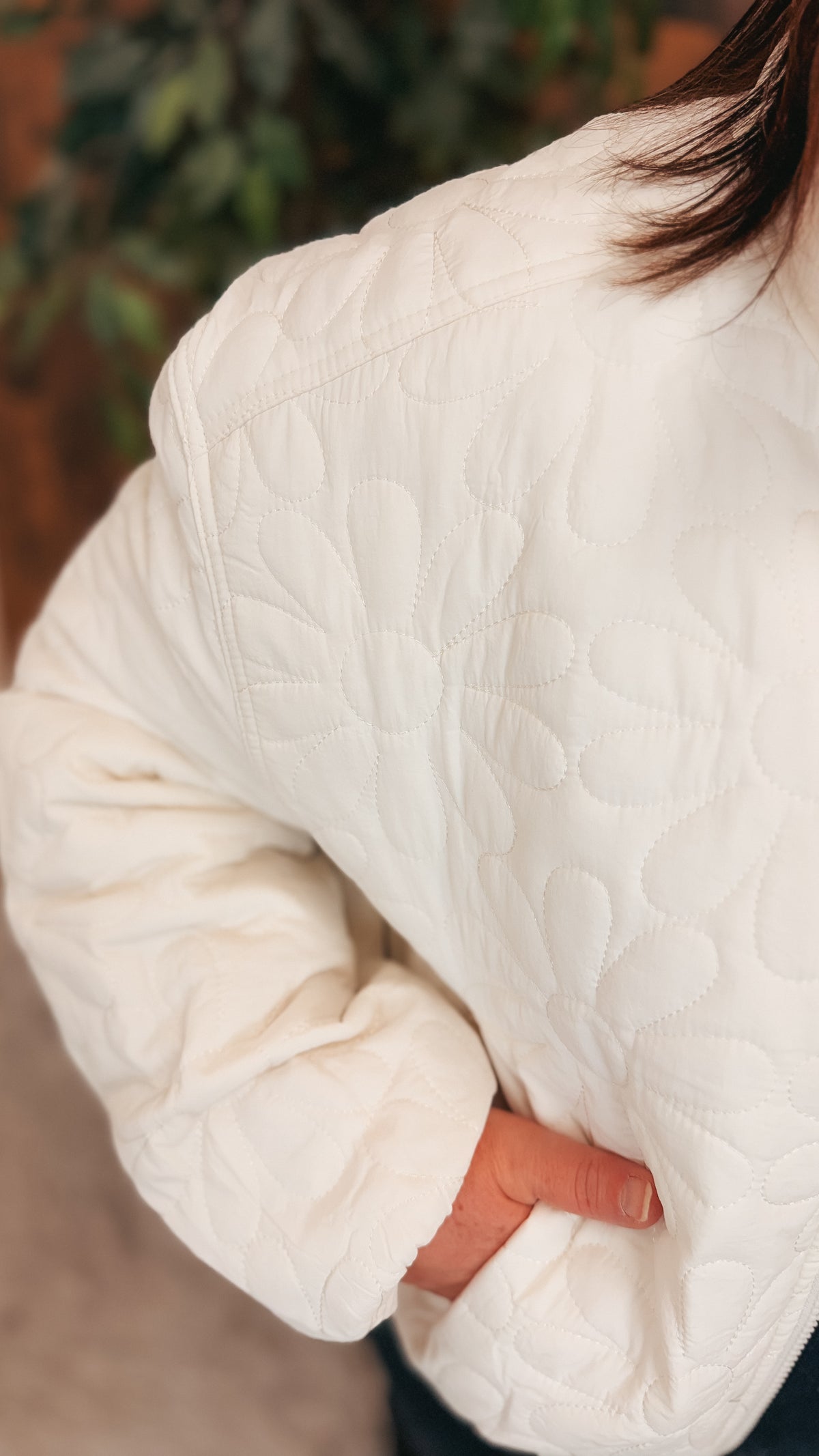 Lovi Quilted Jacket  | Ivory