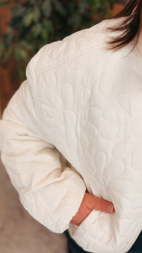 Lovi Quilted Jacket  | Ivory