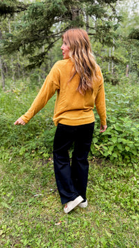 Sheila Knit Sweater | Mustard