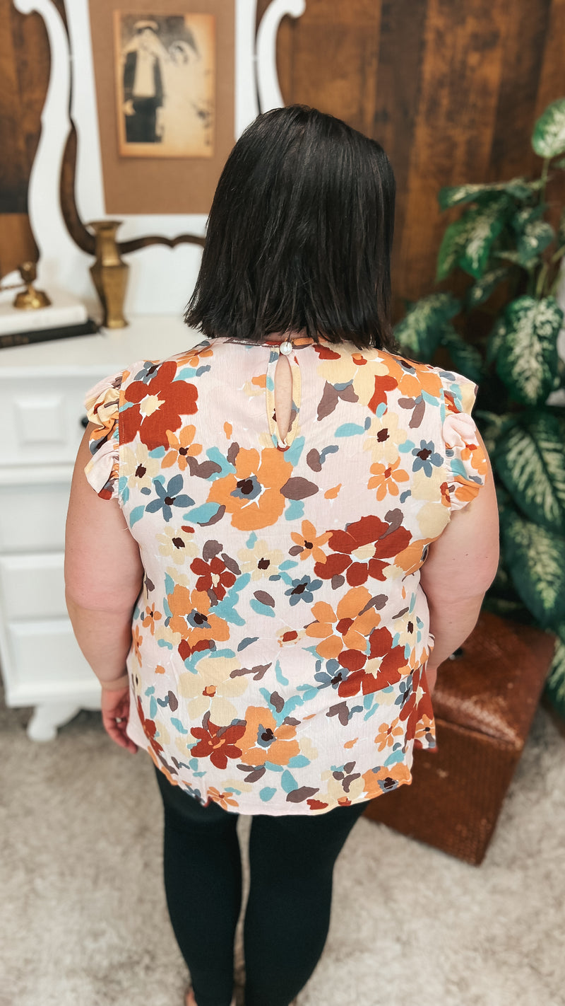 Eileen Floral Blouse | Blush