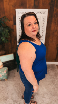 Morgan 2.0 Basic Tank Top | Blue