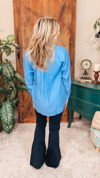Tiffany Chambray Shirt | Blue