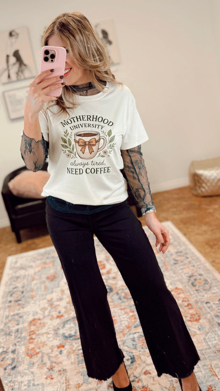 Motherhood Tee| Cream
