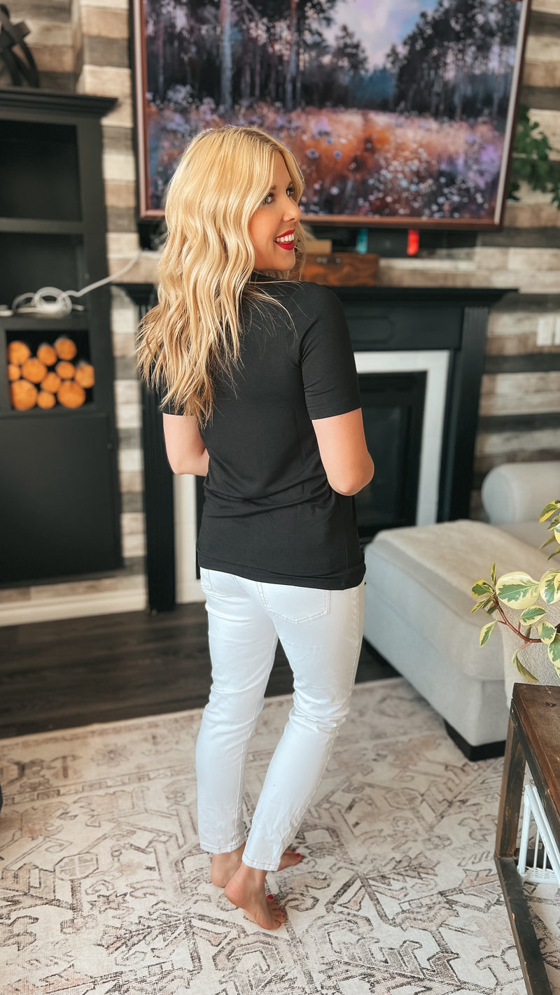 Chelsea Basic Tee | Black