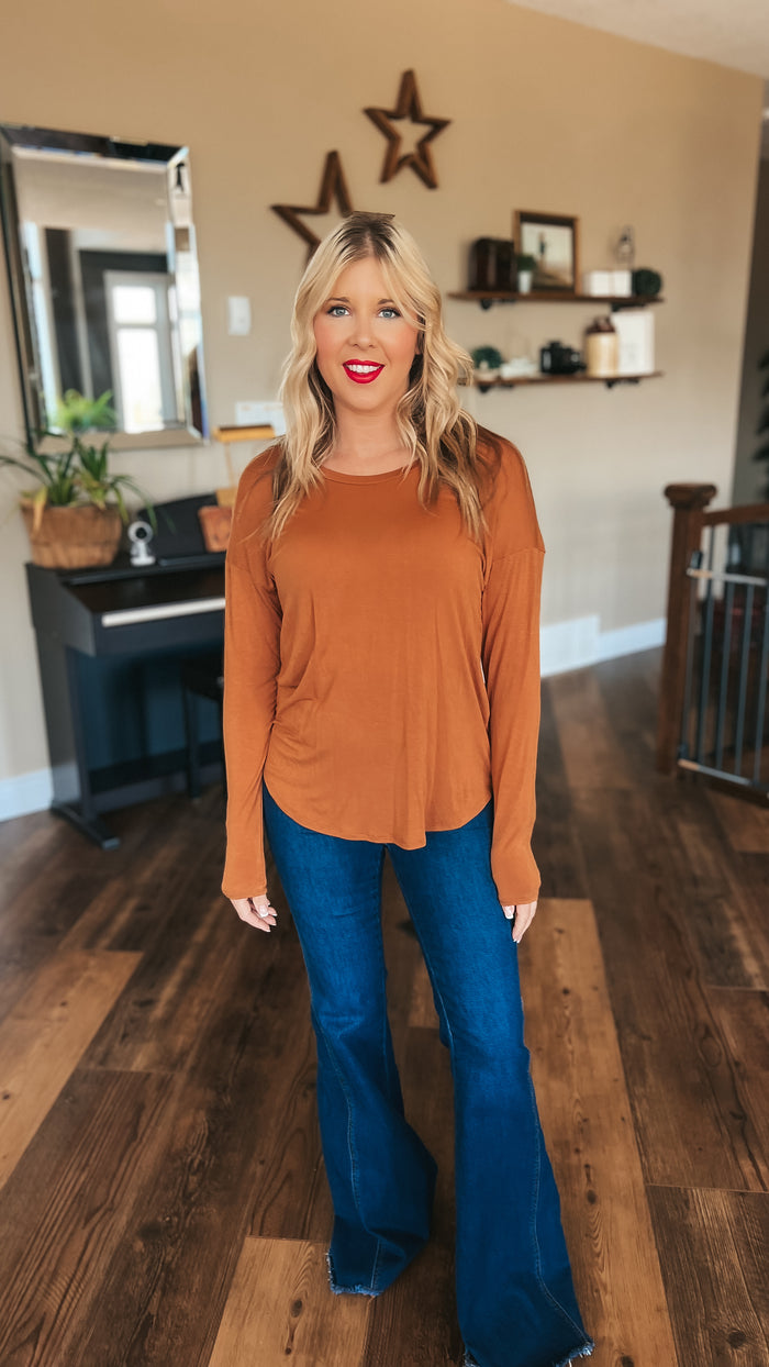 Lauralee Long Sleeve | Camel