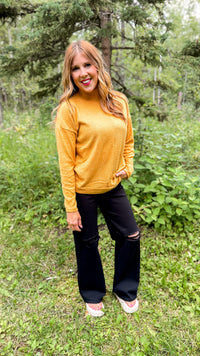Sheila Knit Sweater | Mustard