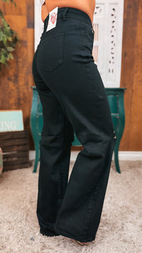 Dayton Straight Leg Stretch Denim | Black