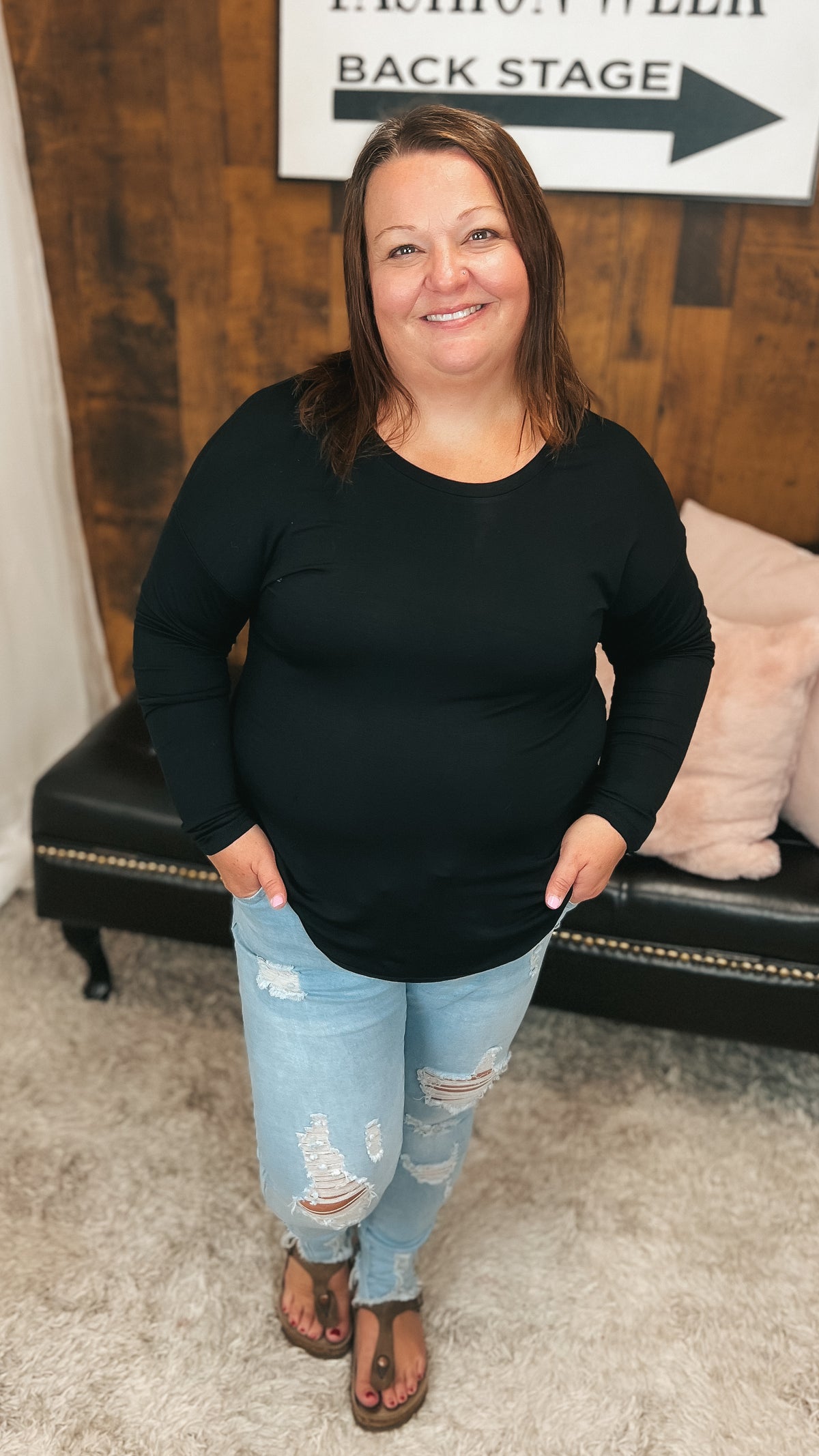Lauralee Long Sleeve | Black