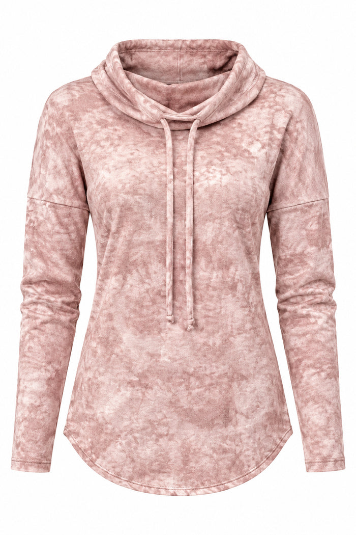 Lucie Cowlneck Sweatshirt | Tie Dye