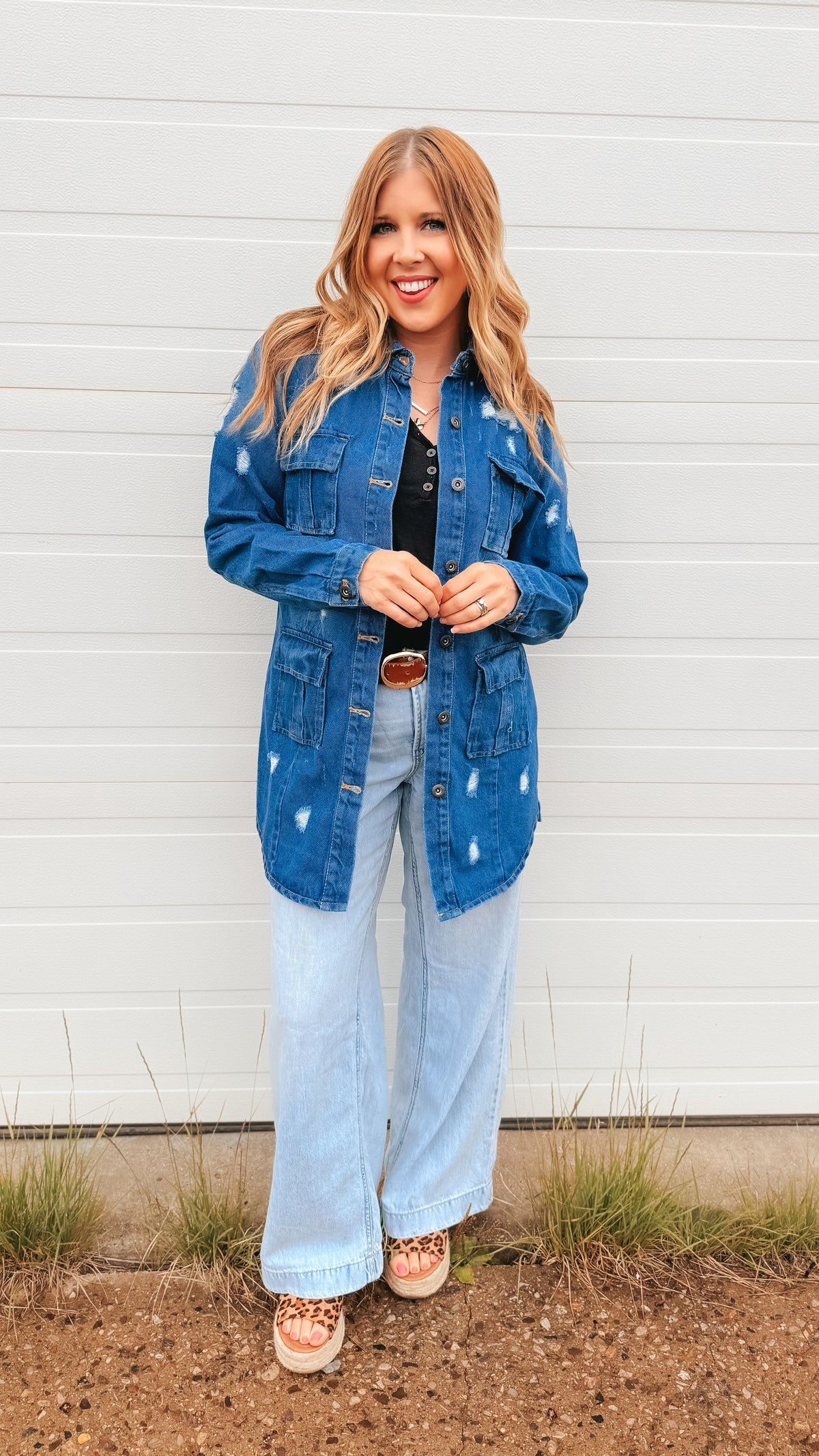 Tammy Denim Jacket | Dark Blue