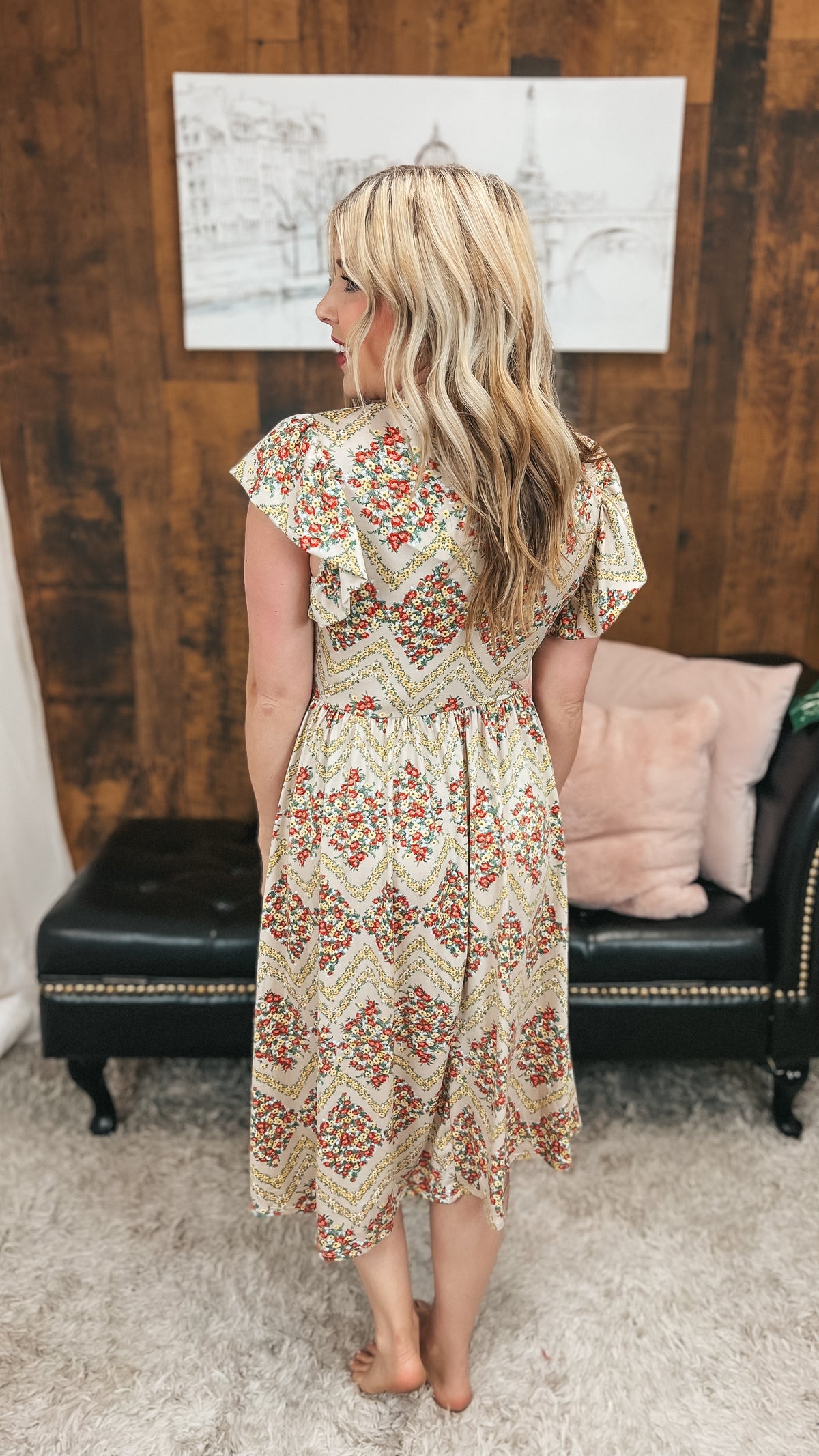 Victoria Floral Sundress: Vintage