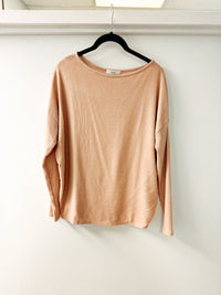 Cheryl Brushed Top | Taupe *SALE*