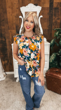 Eileen Floral Blouse | Green