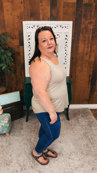Morgan 2.0 Basic Tank Top | Mocha