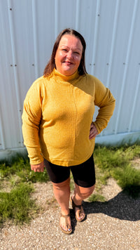 Sheila Knit Sweater | Mustard