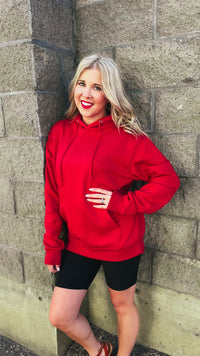 Riley Hoodie: Red