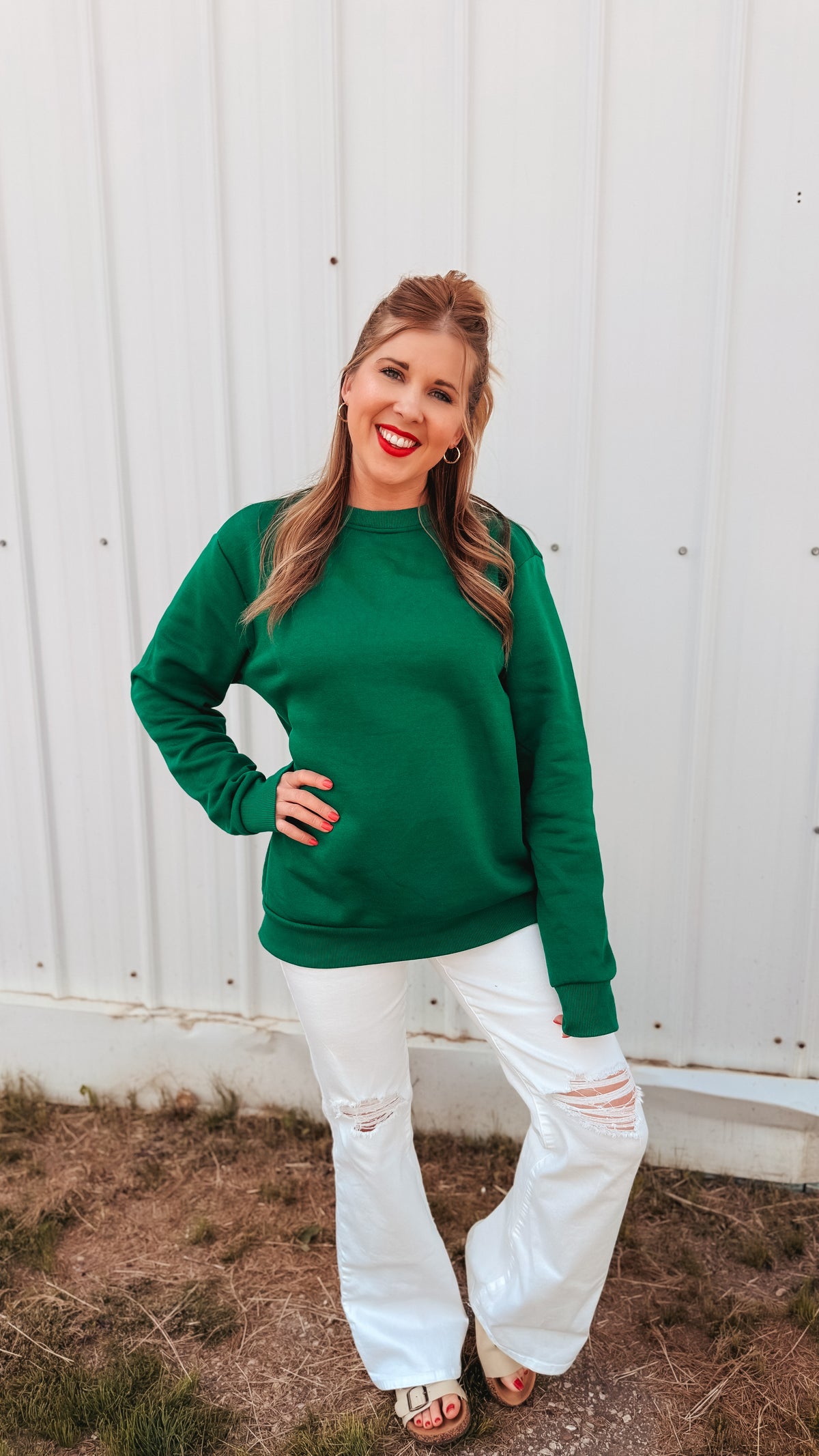 Holly Crewneck | Green