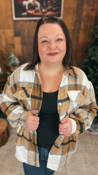 Charlotte Shacket| Brown & Cream