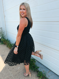 Carrie Lace Skirt: Black