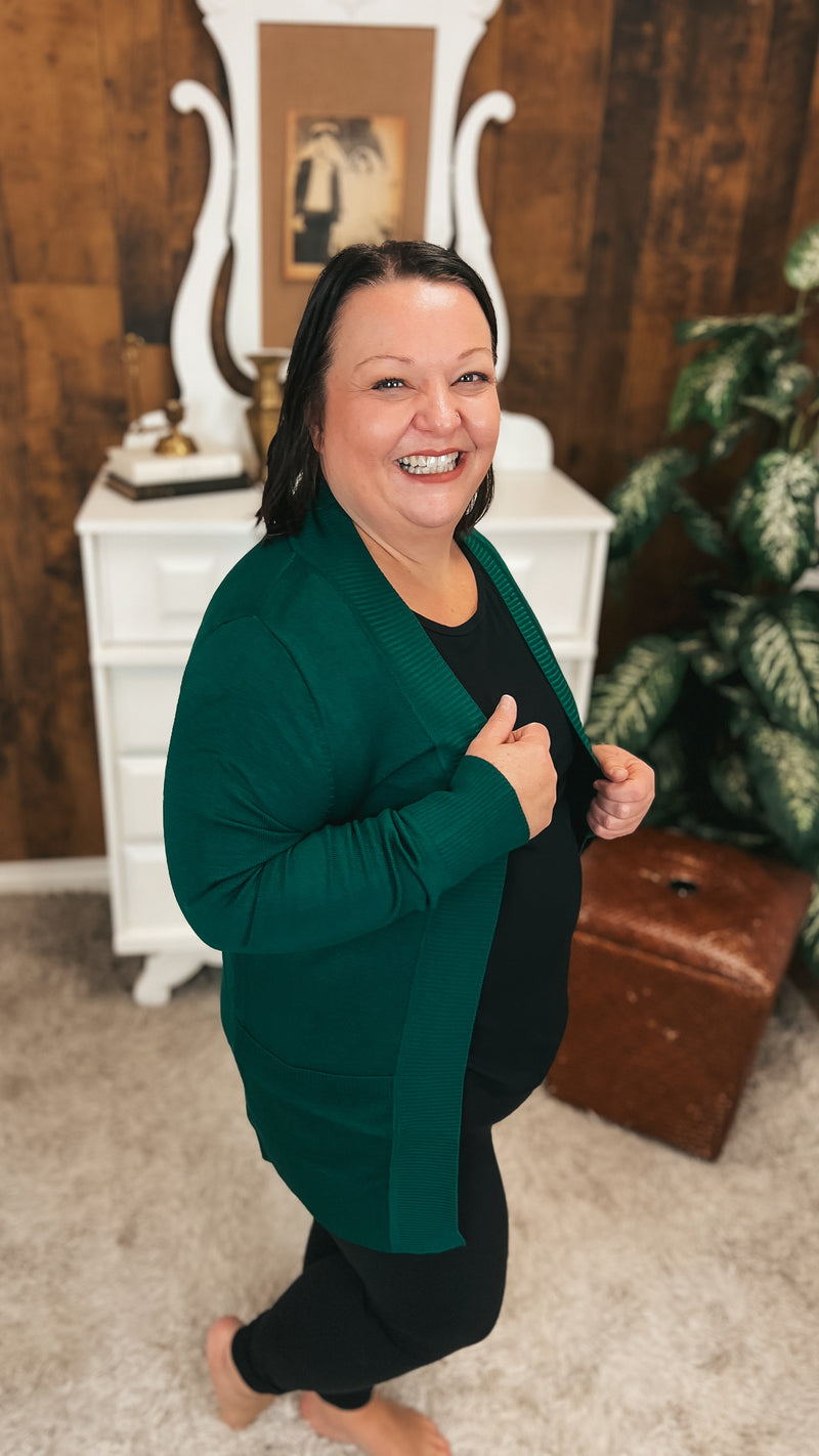 Sherry Cardigan 2.0 | Hunter Green