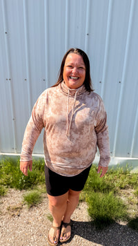 Lucie Cowlneck Sweatshirt | Tie Dye