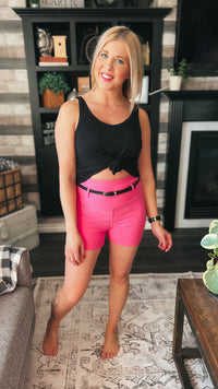 Megan Shorts: Pink