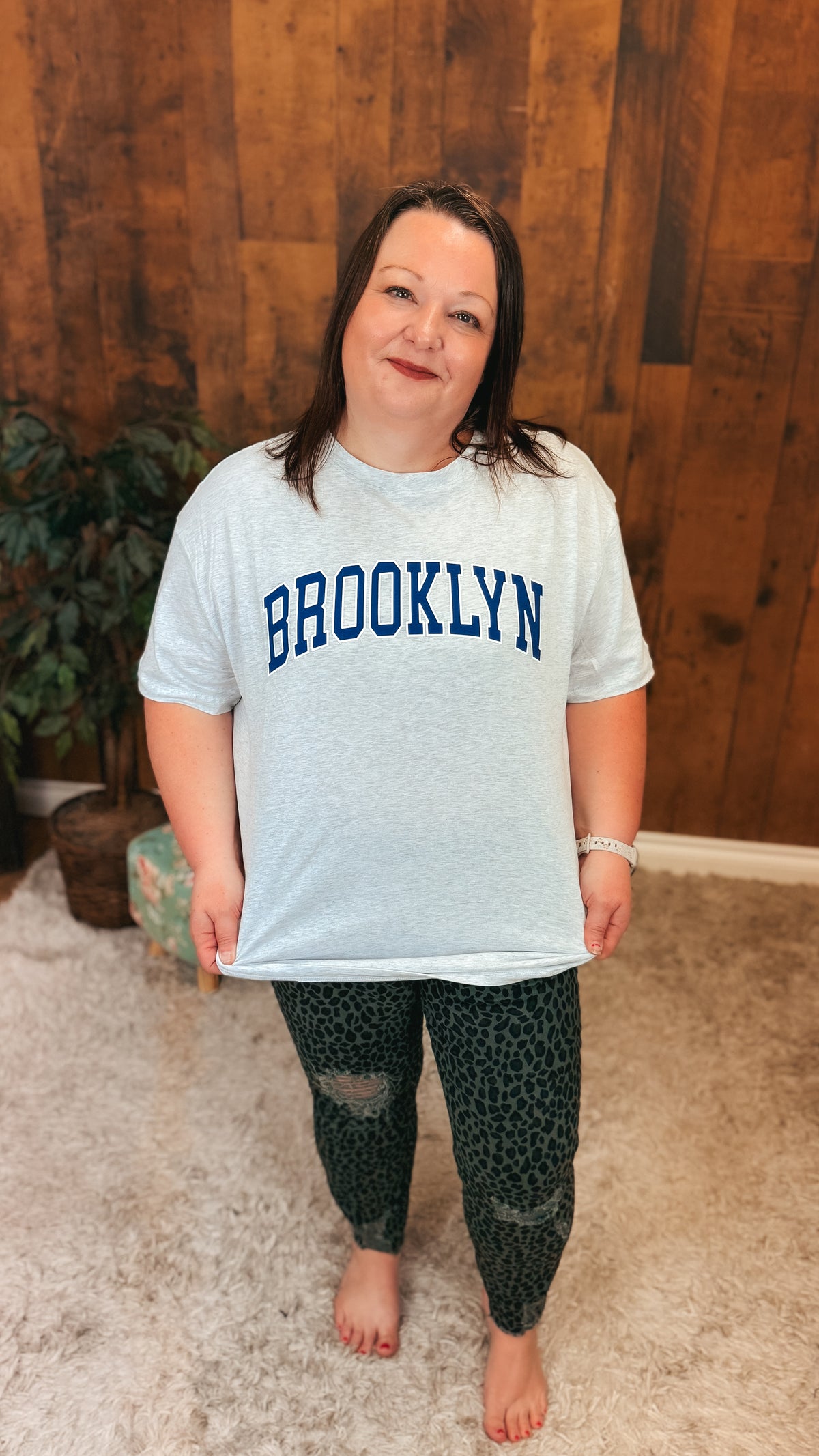 Brooklyn Tee | Heather Grey