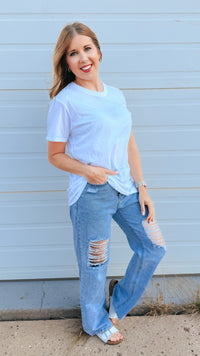 Julia Basic Tee | White