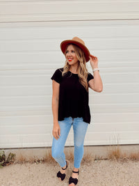 Belle Panama Hat | Camel & Red