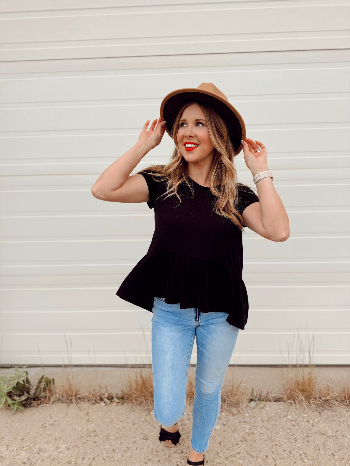 Belle Panama Hat | Camel & Olive