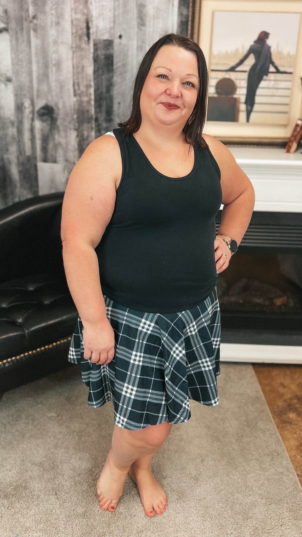 Cassandra Skort | Plaid