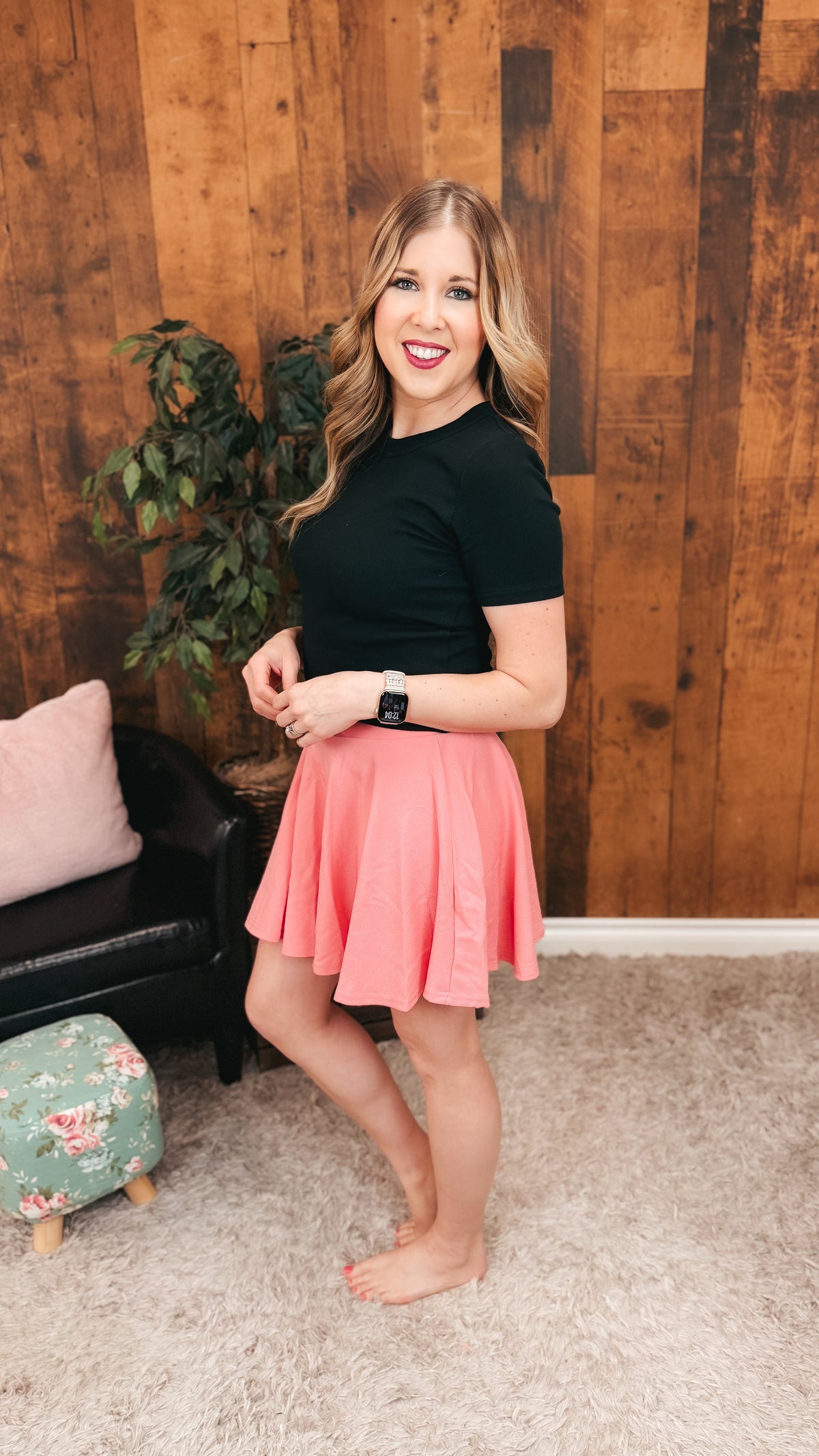 Cassandra Skort | Baby Pink