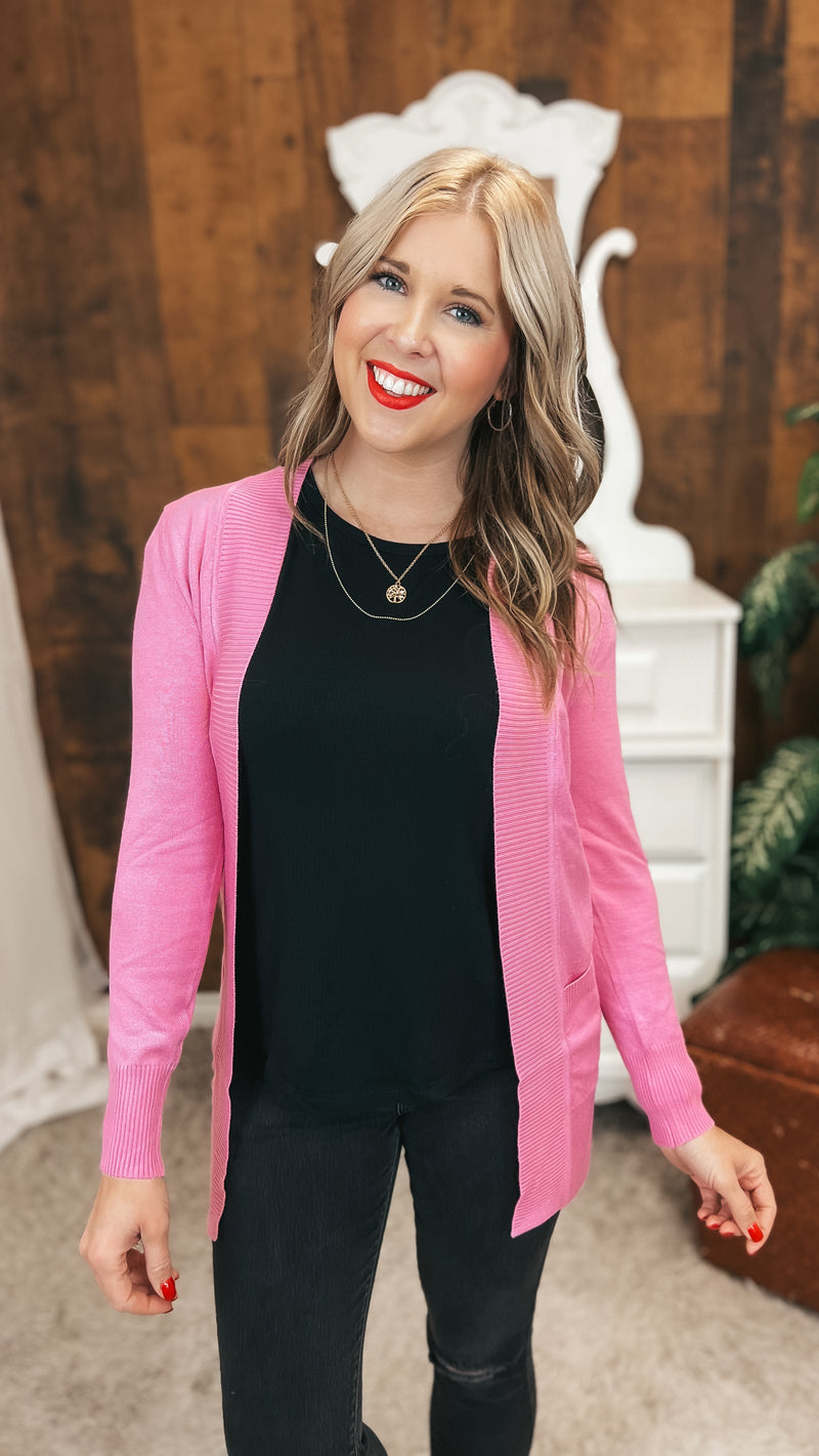 Sherry Cardigan 2.0 | Bubblegum Pink