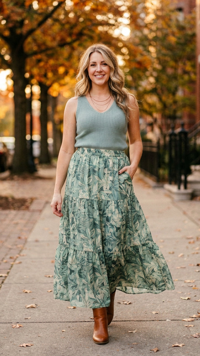 Abigail Knit Tank Top | Sage *SALE*