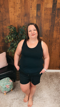 Georgina Jogging Shorts | Black