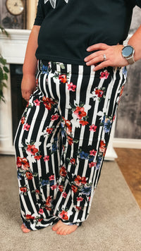 Shelly Wide Leg Floral Pants