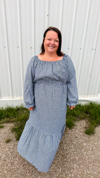 Autumn Plaid Sundress | Black & Ivory